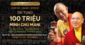 100 triệu biến chú Mani Quán Thế Âm Chenrezig