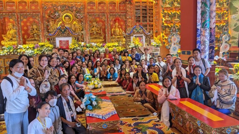 Dorzin Rinpoche at Drikung Kagyu Samten Ling Vietnam, Samten Hills Da Lat